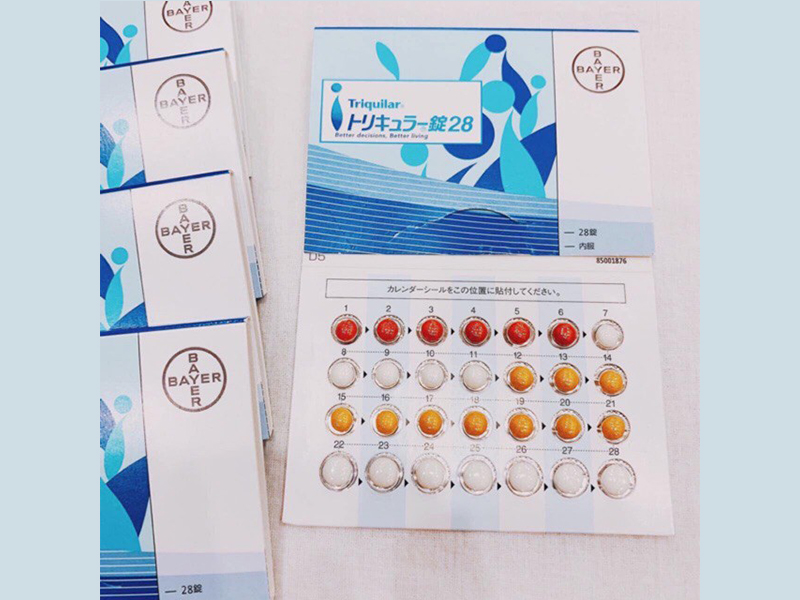 Viên thuốc tránh thai Nhật Bản Triquilar hằng ngày vỉ 28 viên