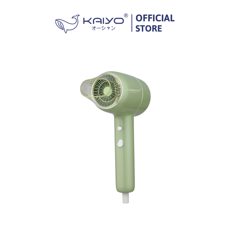 Máy Sấy Tóc Ion Âm Hai Chiều Nóng Lạnh Kaiyo, Model KHD-418, Màu Xanh Mint