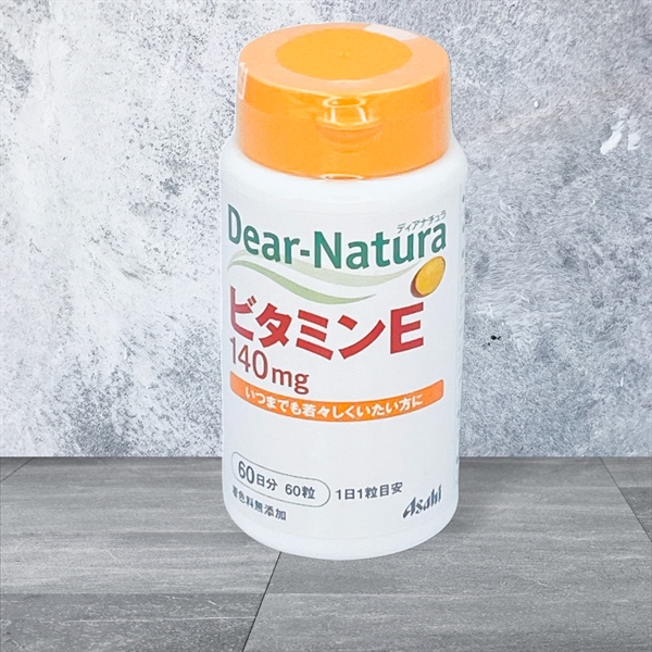 Viên Uống Hữu Cơ Bổ Sung Vitamin E Asahi Dear Natura 60 Viên