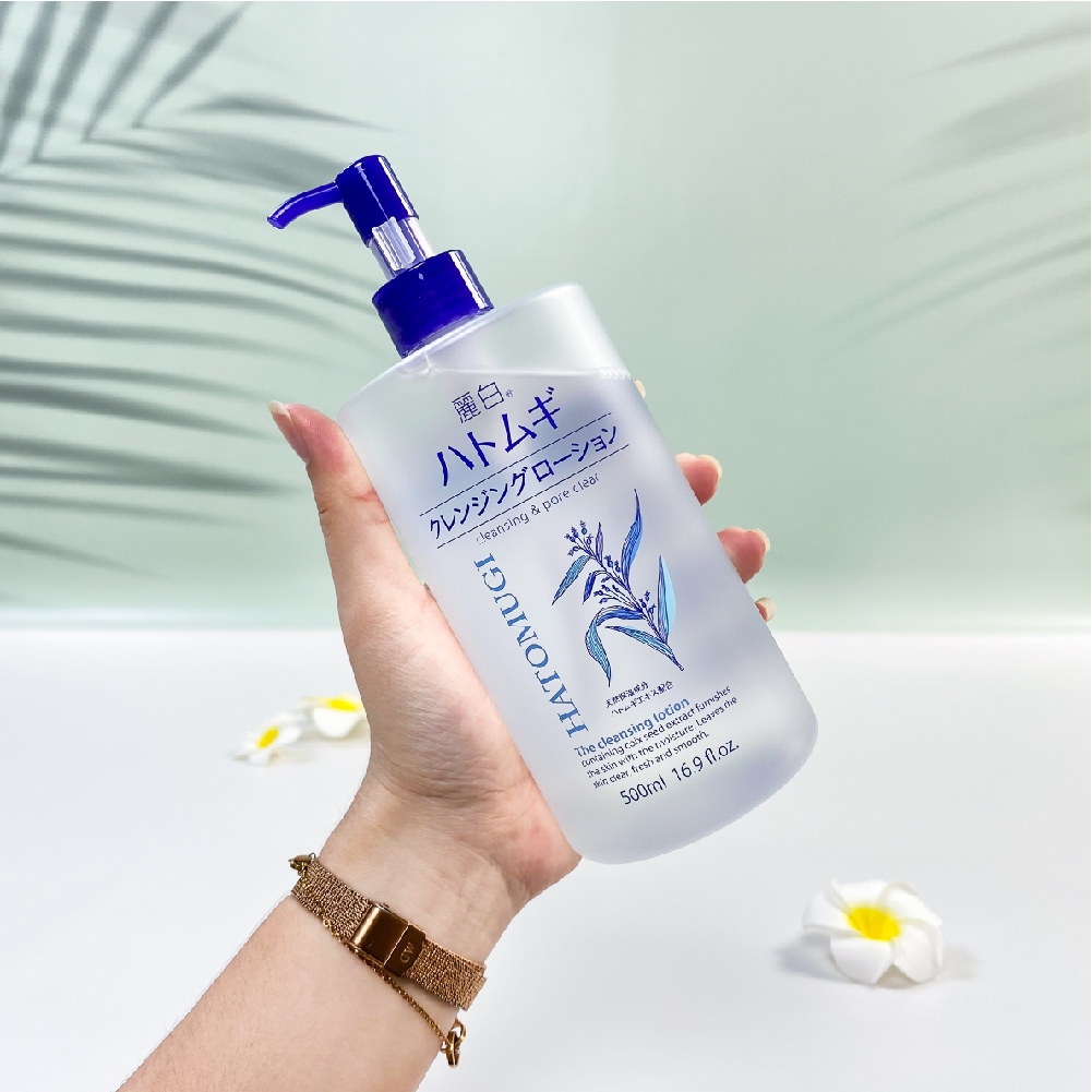 Nước Tẩy Trang Hatomugi Cleansing & Pore Clear 500ML