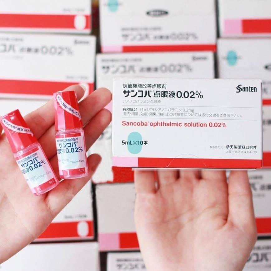 Nước Nhỏ Mắt Chống Cận Thị Sancoba 5ML