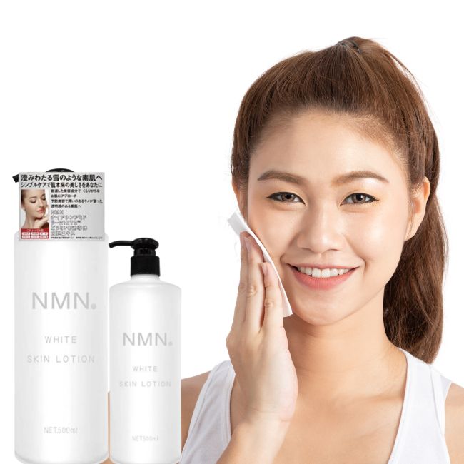 Nước Hoa Hồng NMN White Skin Lotion Dưỡng Trắng, Cải Thiện Nếp Nhăn, Chống Lão Hóa 500Ml