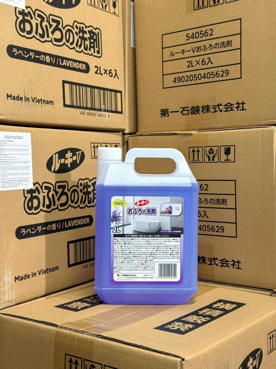 Nước Lau Sàn - Tẩy Nhà Tắm WAI Rookie Hương Lavender 2 Lít