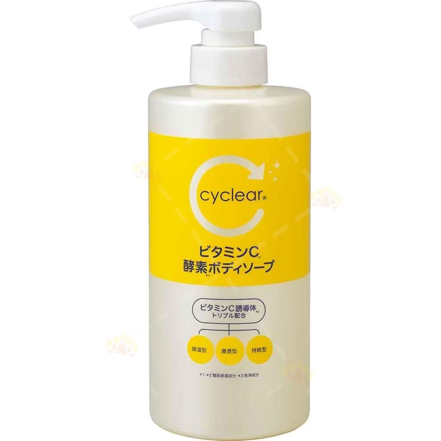 Sữa Tắm Dưỡng Sáng Mịn Da Kumano Cyclear Vitamin C Enzyme 500ML