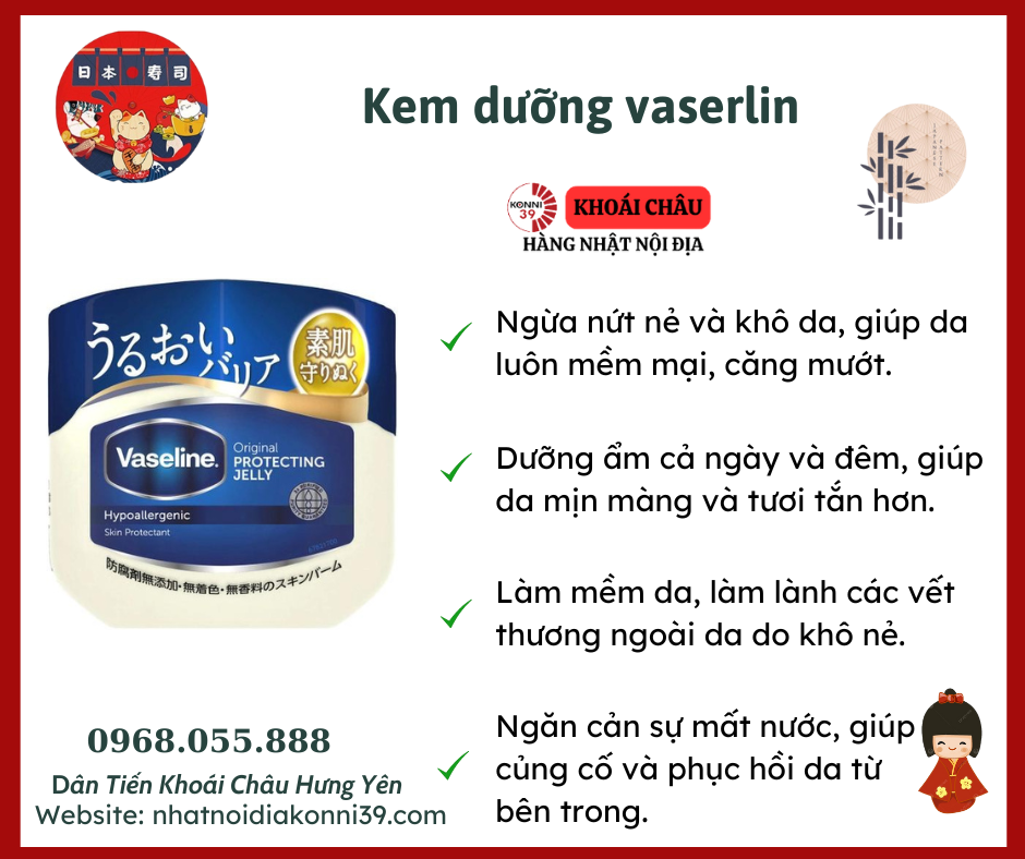 kem dưỡng da VASELINE