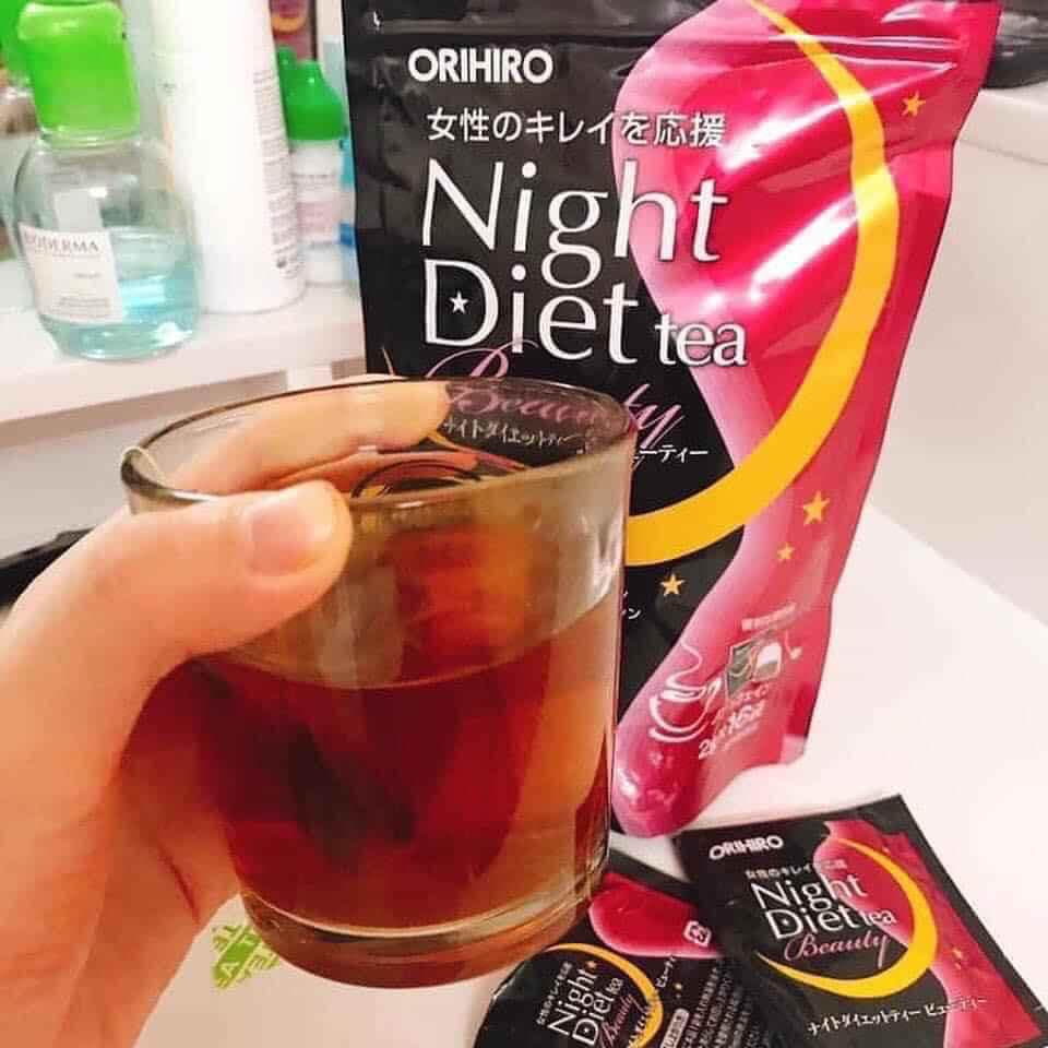 Trà Giảm Cân Beauty Orihiro Night Diet Tea 16 Gói