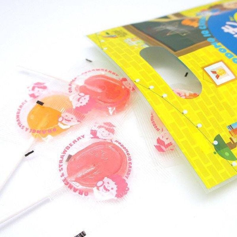Kẹo Mút Unimat Riken IQ Bổ Sung DHA Vị Dâu, Cam