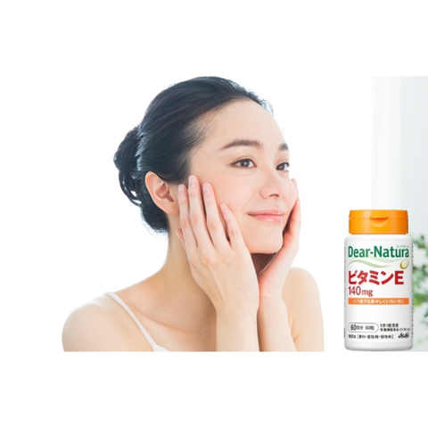 Viên Uống Hữu Cơ Bổ Sung Vitamin E Asahi Dear Natura 60 Viên