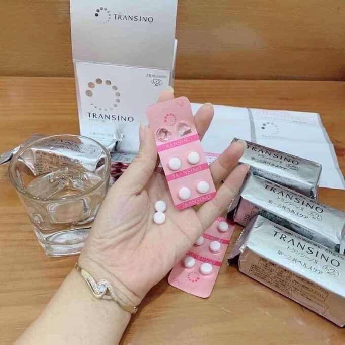 Viên Uống Trị Nám, Trắng Da Transino Whitening 240 Viên