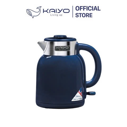 Ấm Siêu Tốc 2 Lớp Cool Touch 1,5L Kaiyo Màu Xanh Navy
