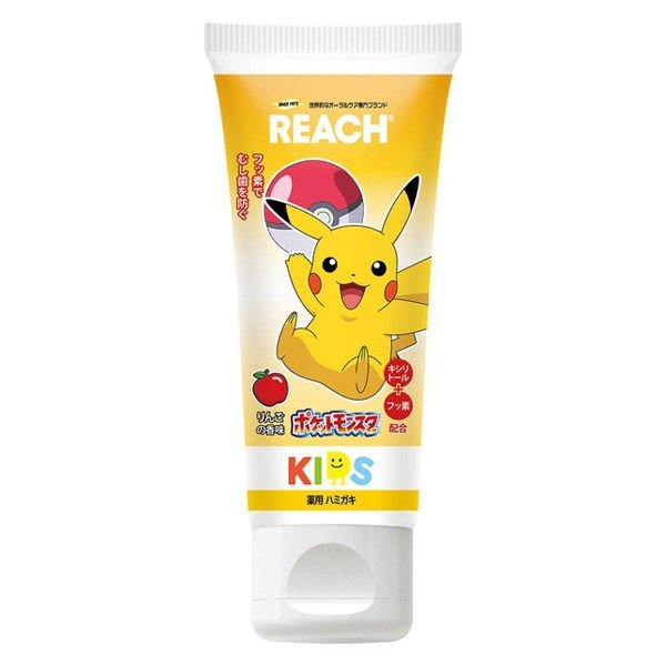 Kem đánh răng cho bé Reach Kids Ginza nhân vật hoạt hình 60g (2 hương)