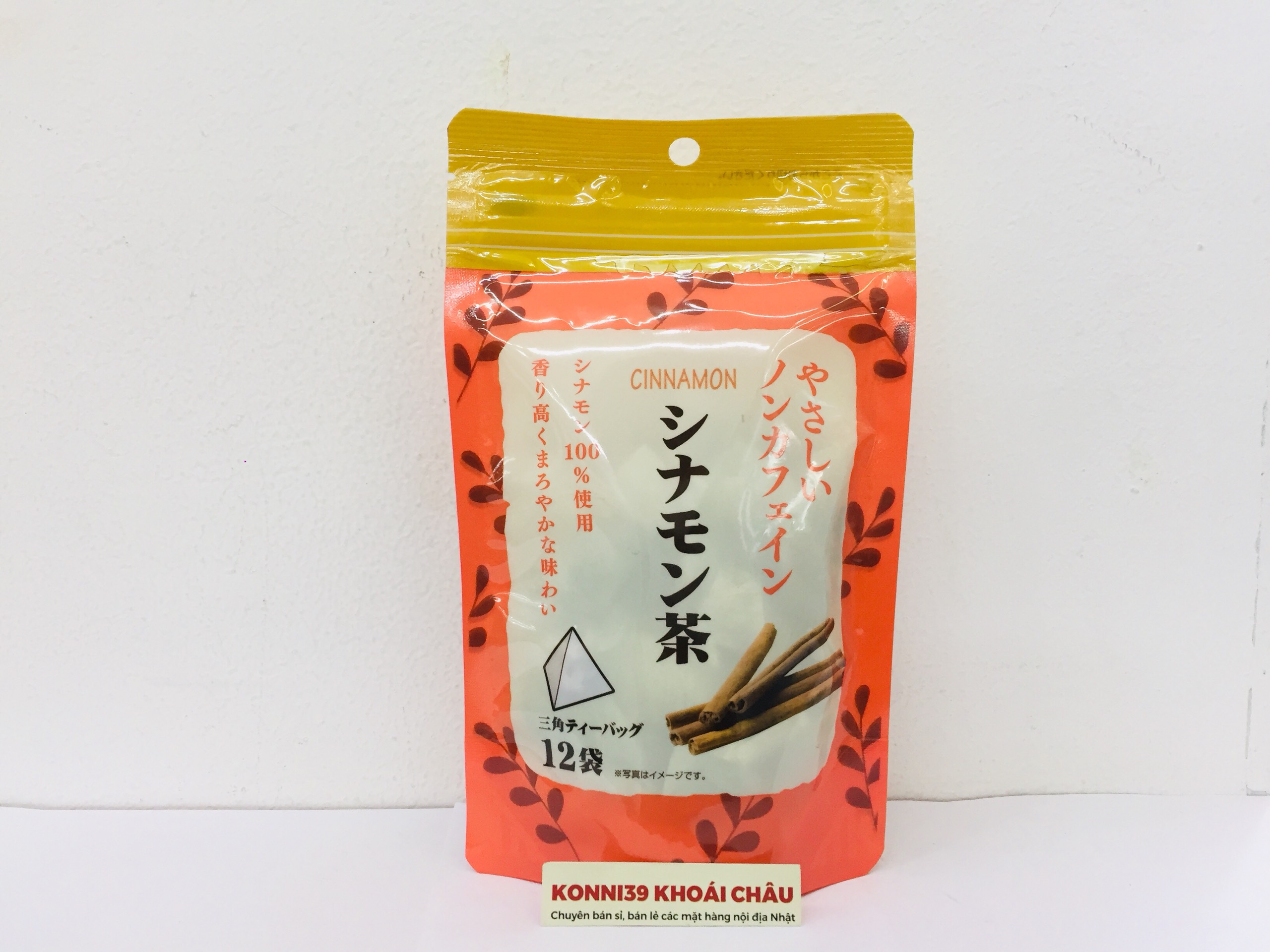Trà quế túi lọc non caffein dịu nhẹ 12 gói