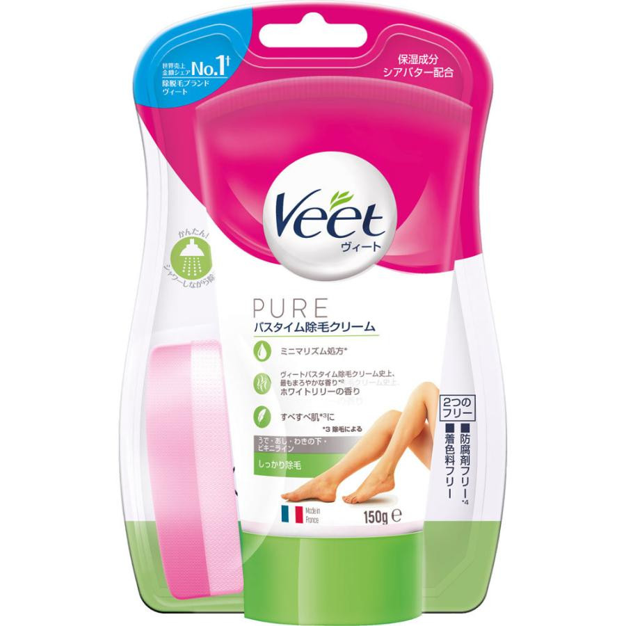 Kem Tẩy Lông Veet Pure Chiết Xuất Bơ Hạt Mỡ - 150Gr