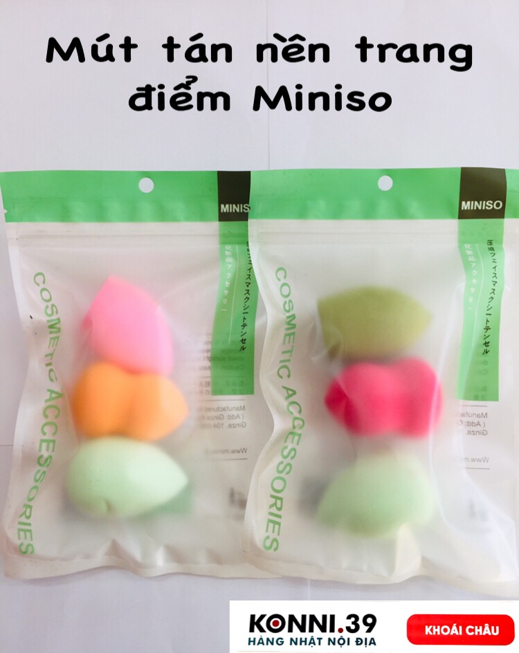 Mút tán nền trang điểm Miniso