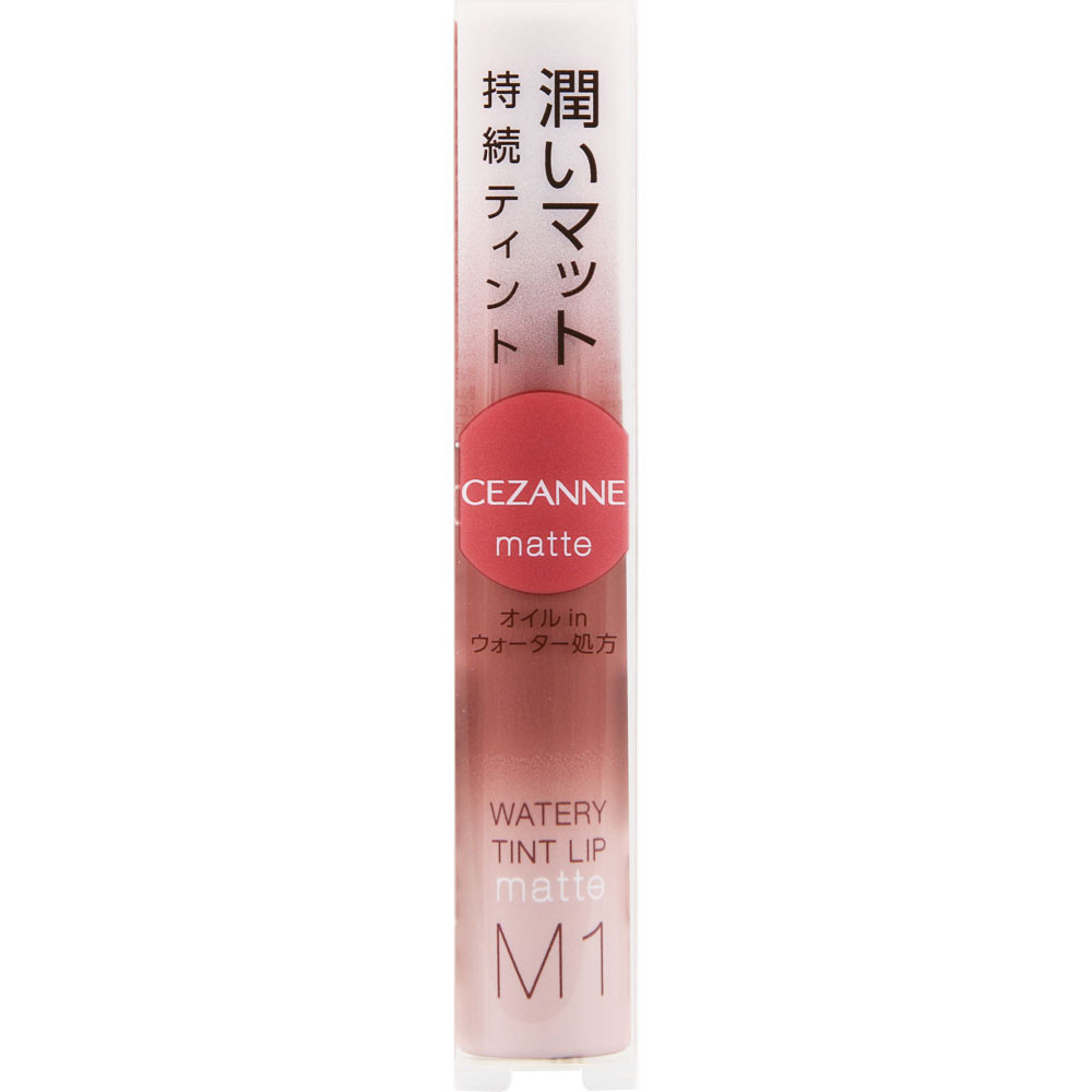 Son môi Cezanne Watery Tint Lip matte giữ màu lâu trôi (2 màu)
