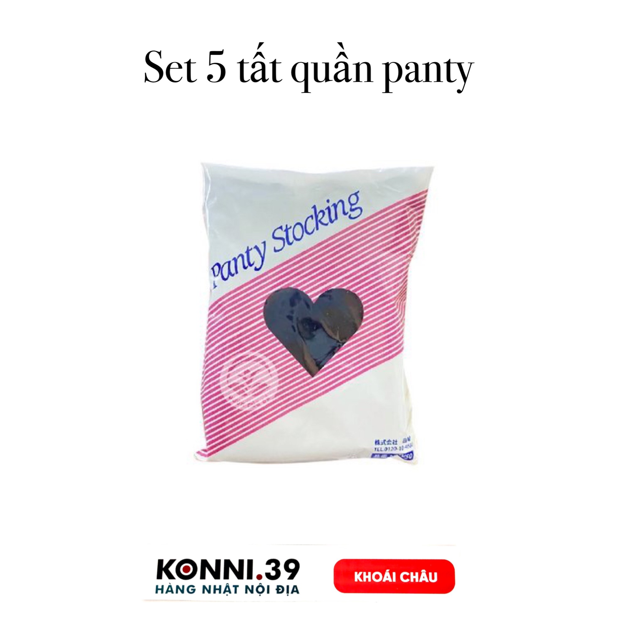 Set 5 tất quần panty