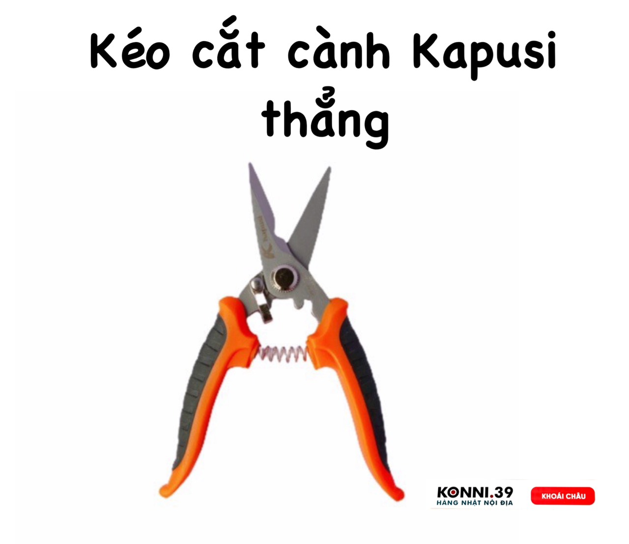 Kéo cắt cành Kapusi K8630 ( THẲNG)
