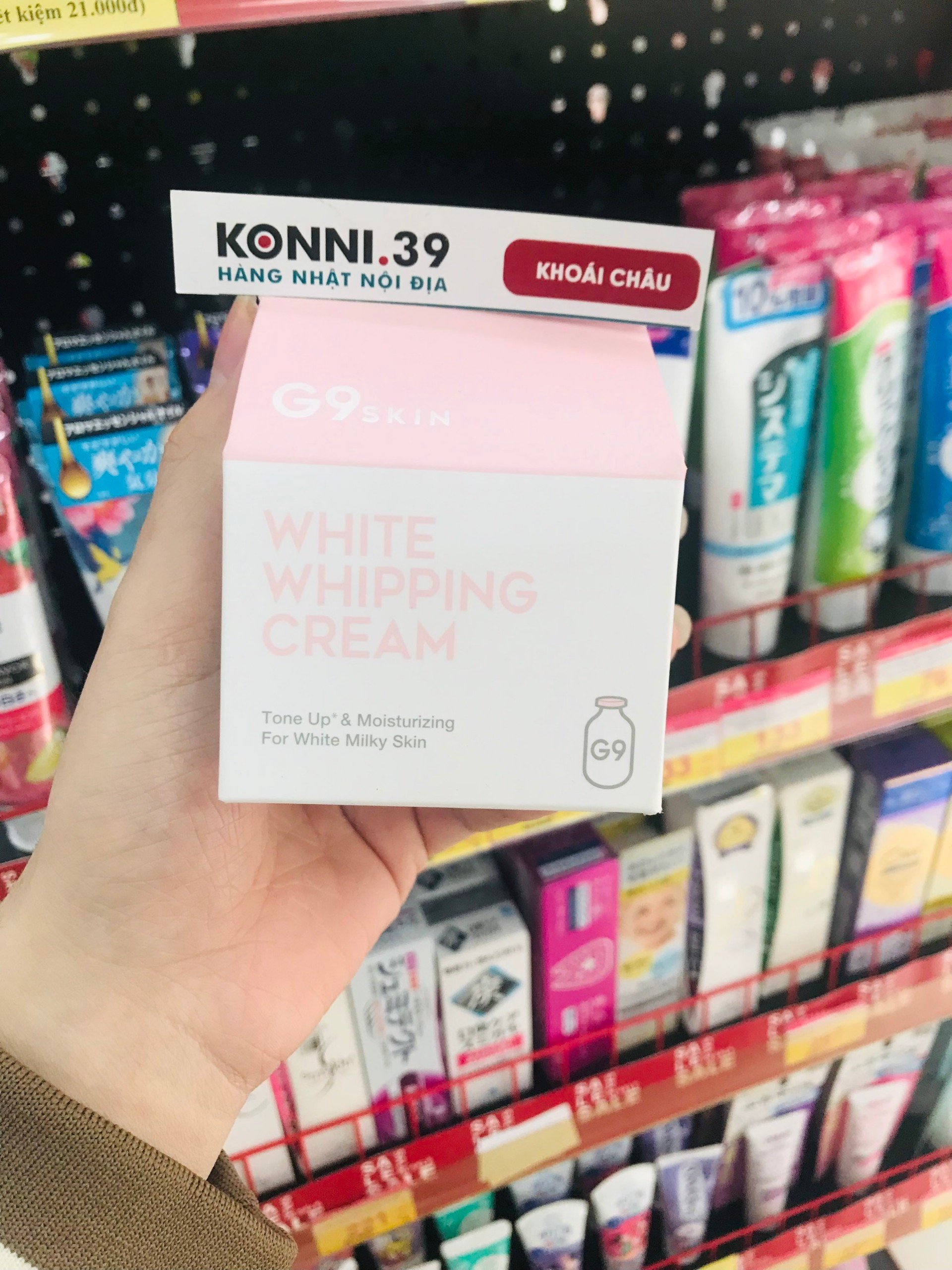 Kem Dưỡng G9 Skin White In Whipping Cream 50g