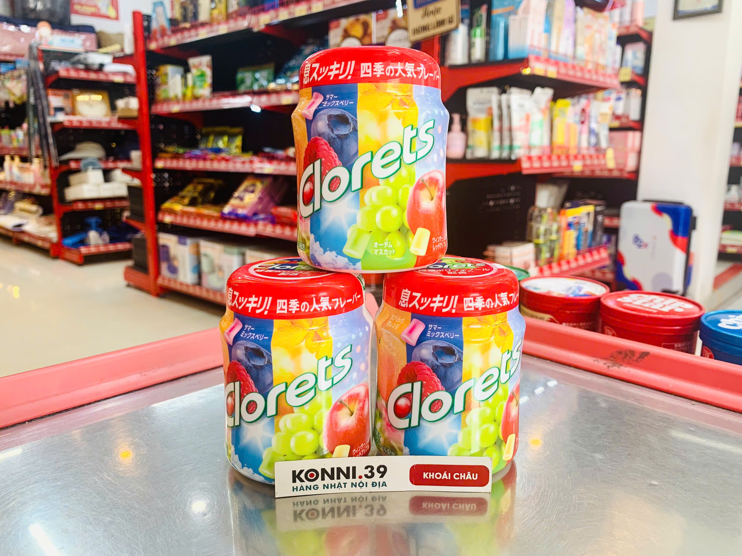 Kẹo Cao Su Clorets XP Vị Hoa Quả Tổng Hợp 140g