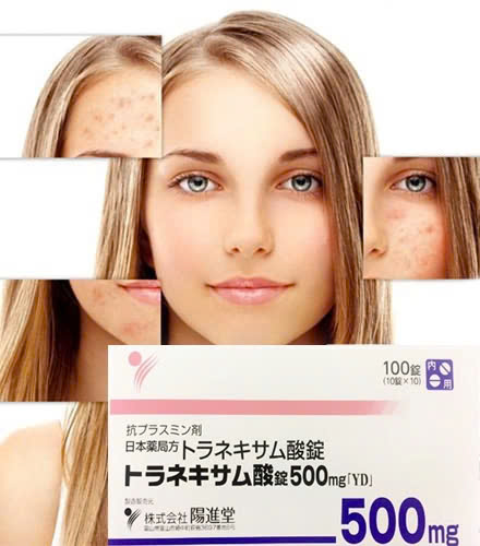 Viên Uống Trắng Da Trị Nám Transamin 500Mg Nhật Bản 100 Viên