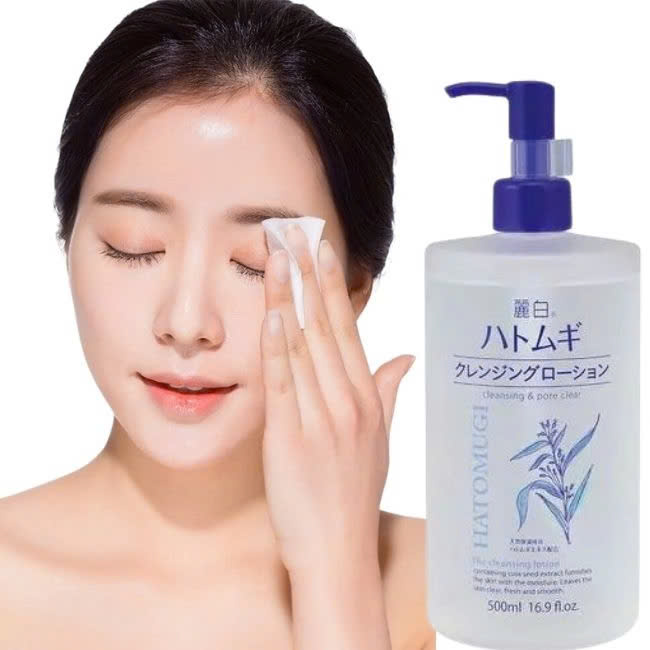 Nước Tẩy Trang Hatomugi Cleansing & Pore Clear 500ML