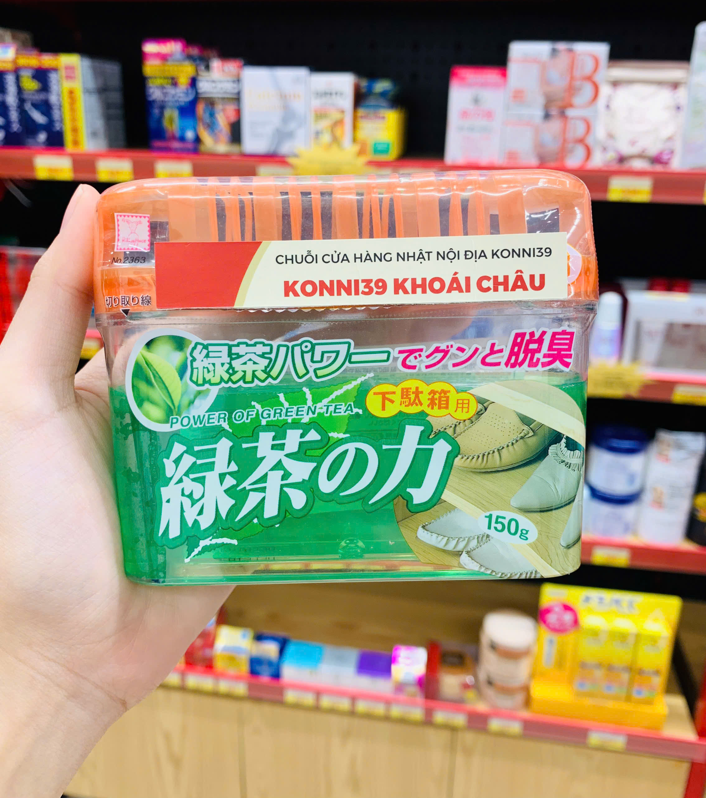 Khử Mùi Tủ Giày Hương Trà Xanh
