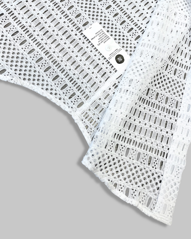 SMN-White Lace Shirt