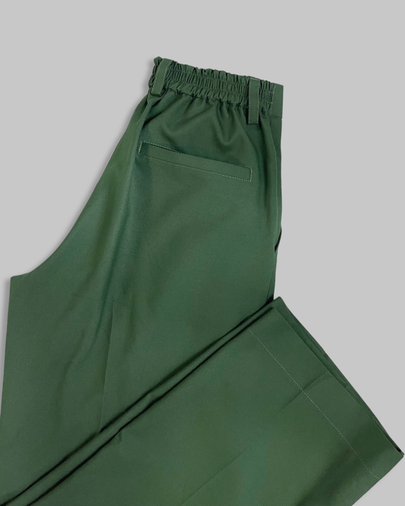 Green Wide Leg Trousers