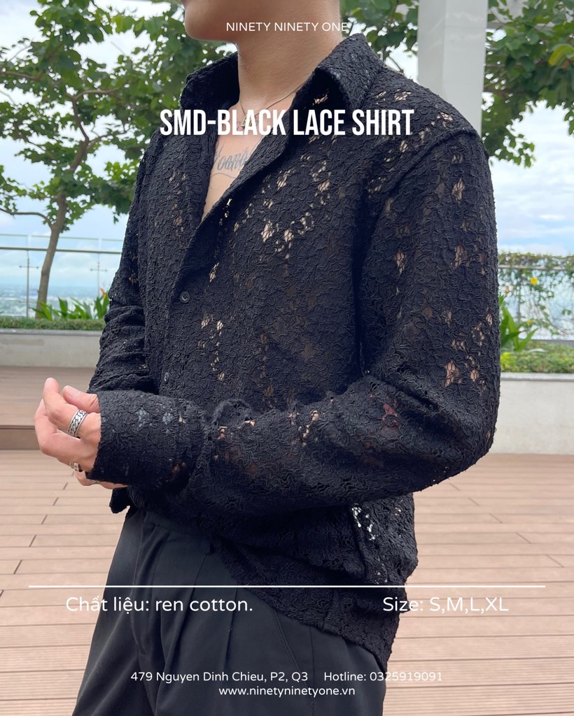 SMD-Black Lace Shirt
