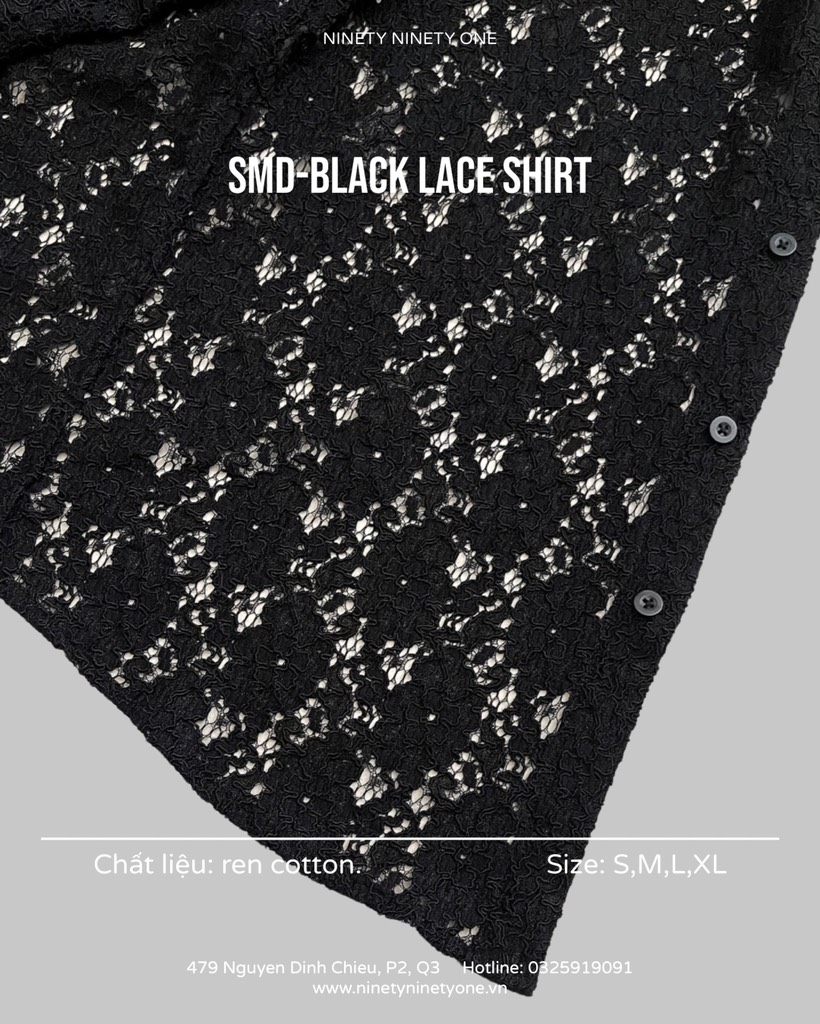 SMD-Black Lace Shirt