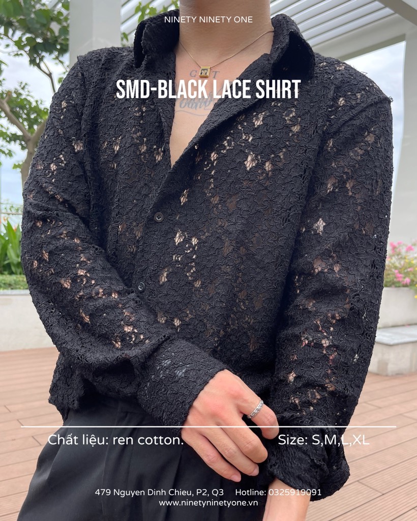 SMD-Black Lace Shirt