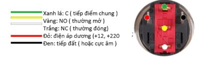 Cách đấu dây điện cho công tắc 5 chân