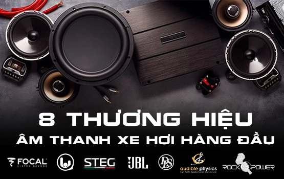 8 THƯƠNG HIỆU ÂM THANH XE HƠI HÀNG ĐẦU DÀNH CHO NGƯỜI YÊU NHẠC KHÓ TÍNH