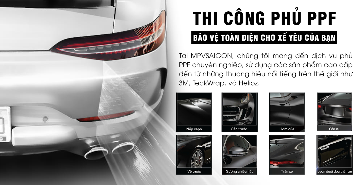 KHÁM PHÁ NHỮNG LỢI ÍCH BẤT NGỜ KHI PHỦ PPF 3M TẠI MPVSAIGON