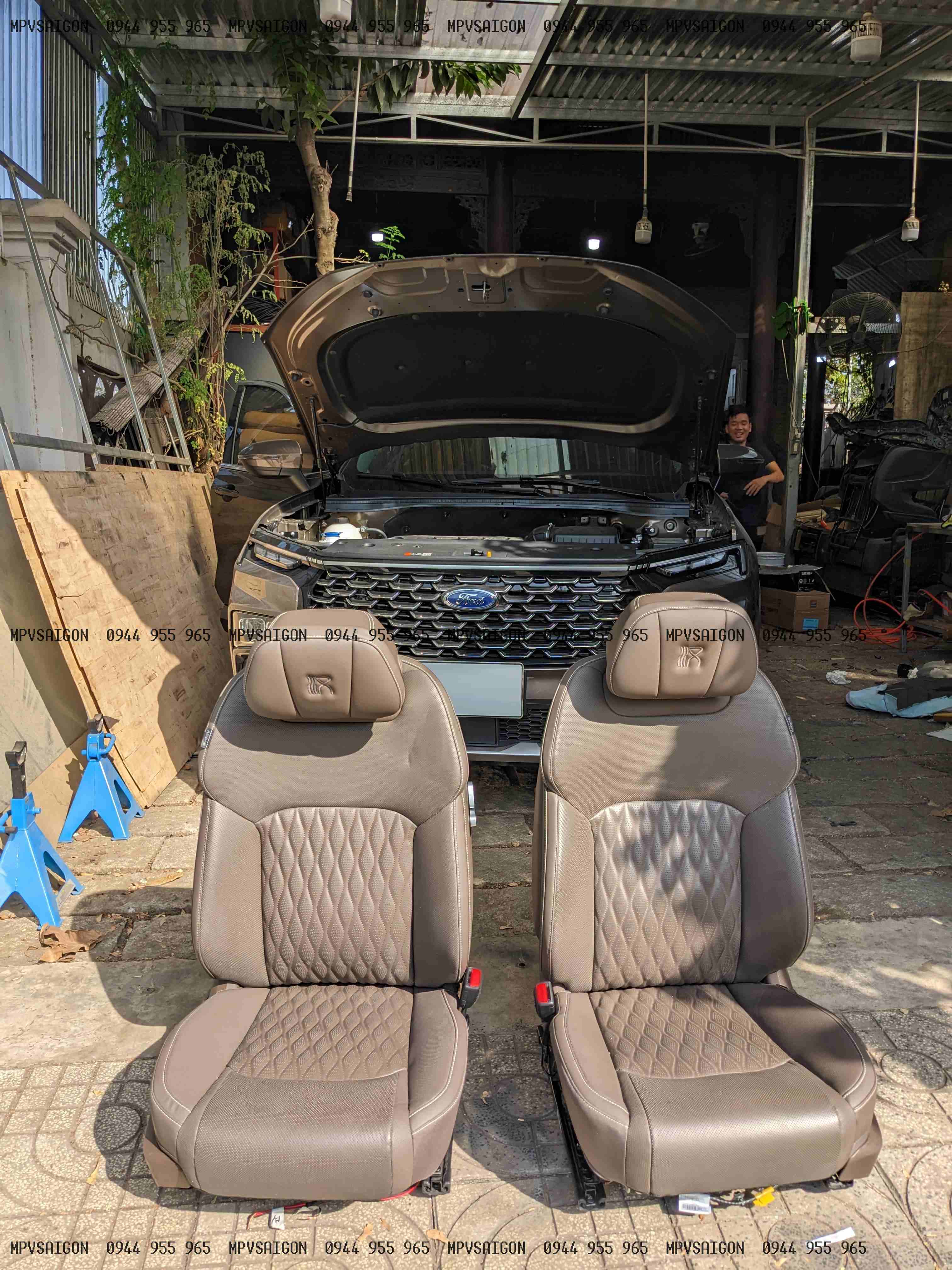 Độ ghế chỉnh điện ô tô 2023: Ghế tài và phụ | Mpv Saigon
