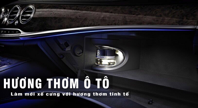 HƯƠNG THƠM Ô TÔ: TẠO KHÔNG GIAN SẢNG KHOÁI CHO HÀNH TRÌNH CỦA BẠN