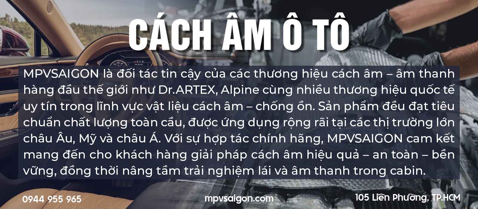 CÁCH ÂM XE Ô TÔ