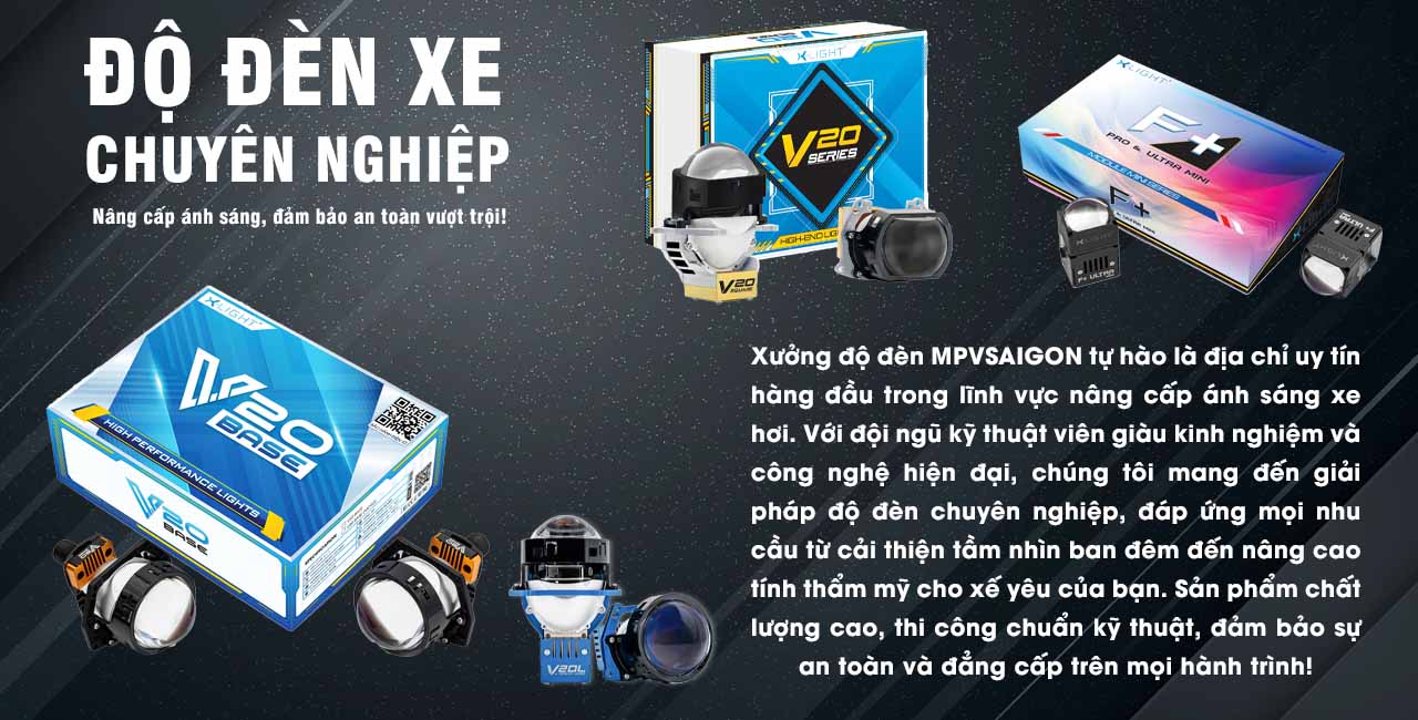 ĐỘ ĐÈN XE CHUYÊN NGHIỆP