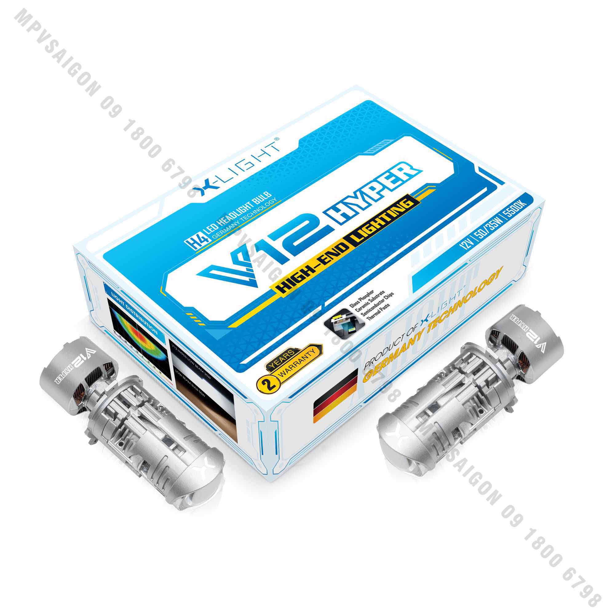 21 BI LED MINI X-LIGHT V12 HYPER - Xưởng độ MPVSAIGON