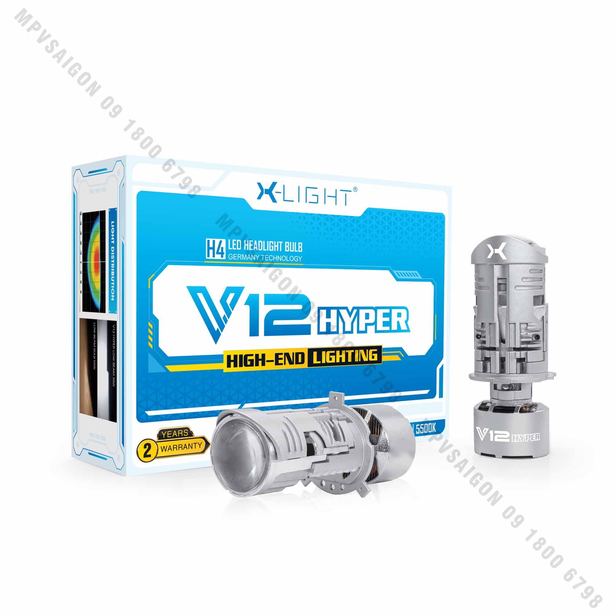 21 BI LED MINI X-LIGHT V12 HYPER - Xưởng độ MPVSAIGON