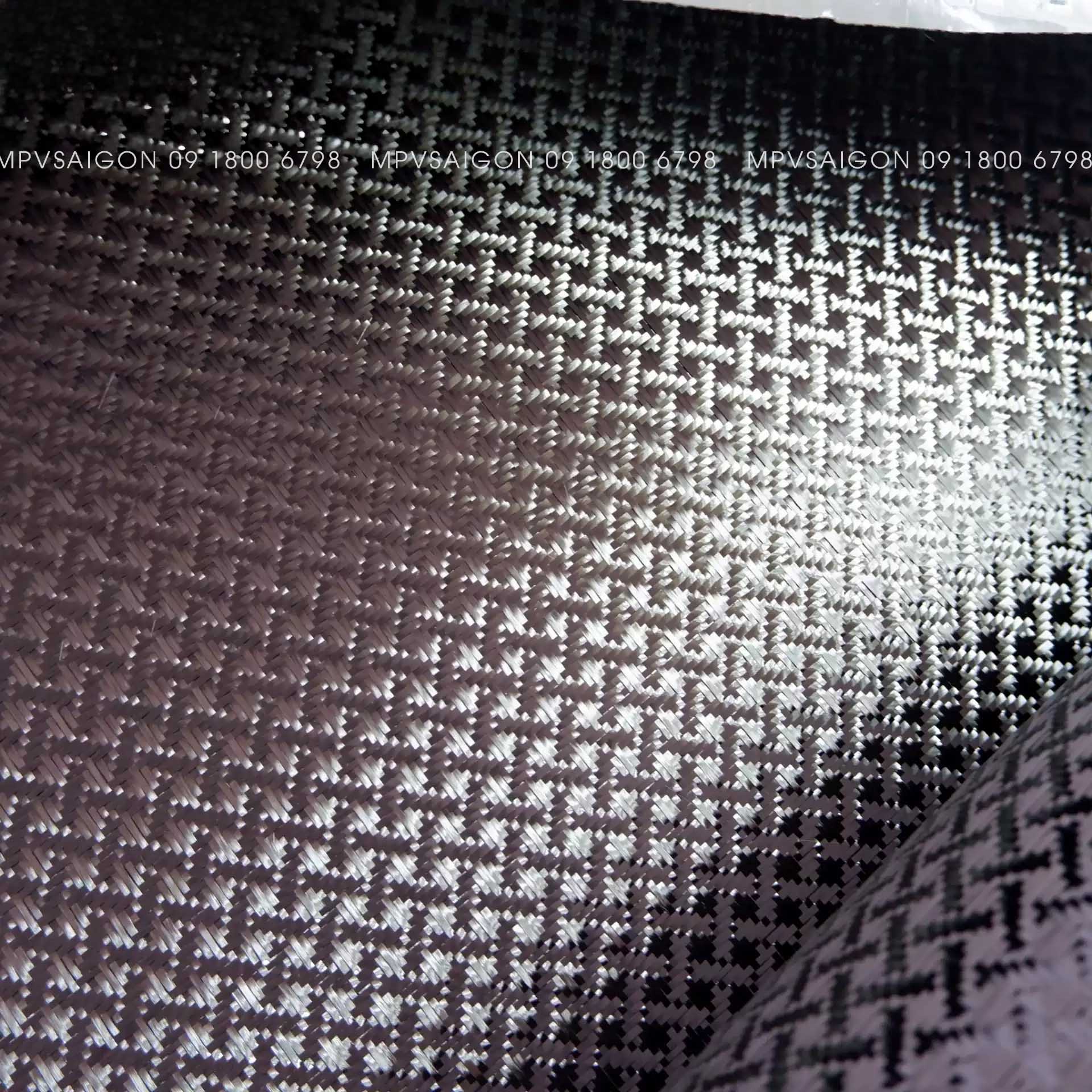 Vải carbon fiber 3K dệt cho nội thất ô tô C03