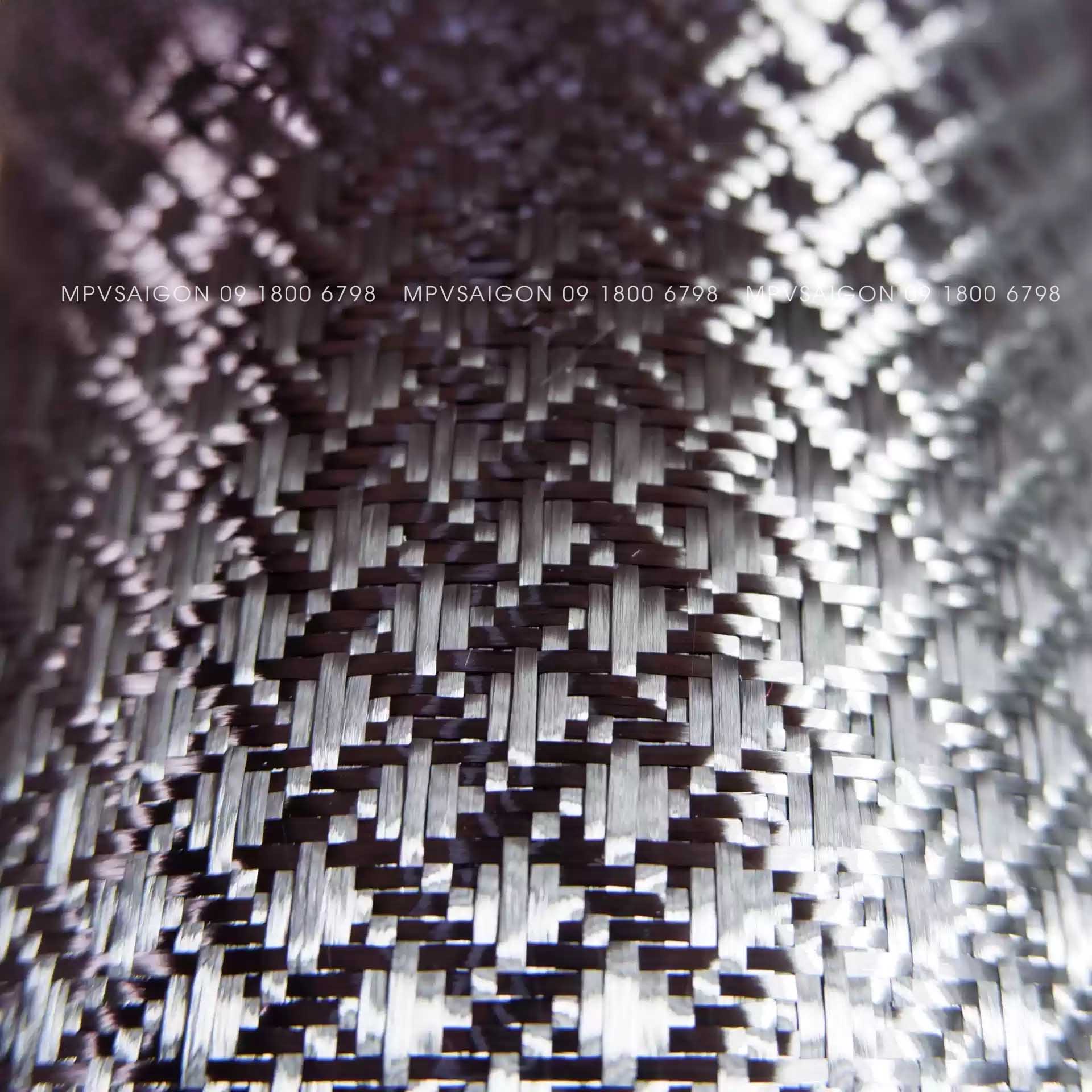 Vải carbon fiber 3K dệt cho nội thất ô tô C03