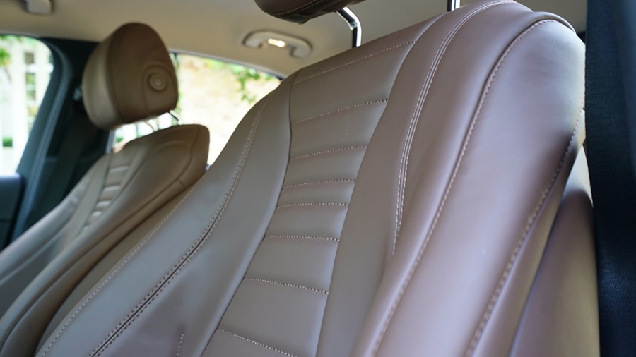 MERCEDES-BENZ E200 THI CÔNG BỌC DA GHẾ SAU 6 NĂM SỬ DỤNG