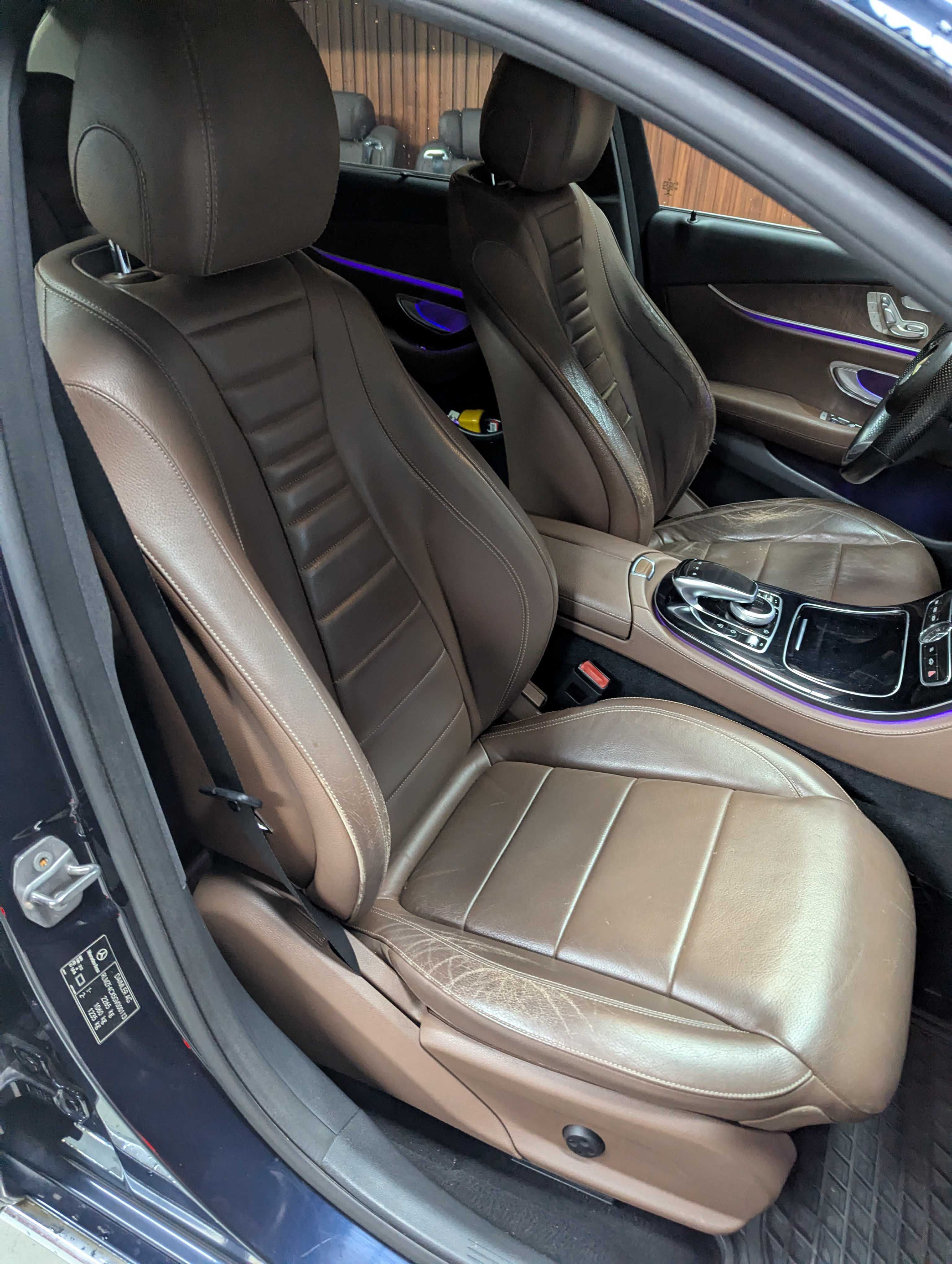 MERCEDES-BENZ E200 THI CÔNG BỌC DA GHẾ SAU 6 NĂM SỬ DỤNG