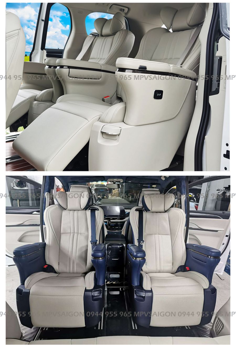 nâng cấp độ ghế limousine toyota alphard đẳng cấp