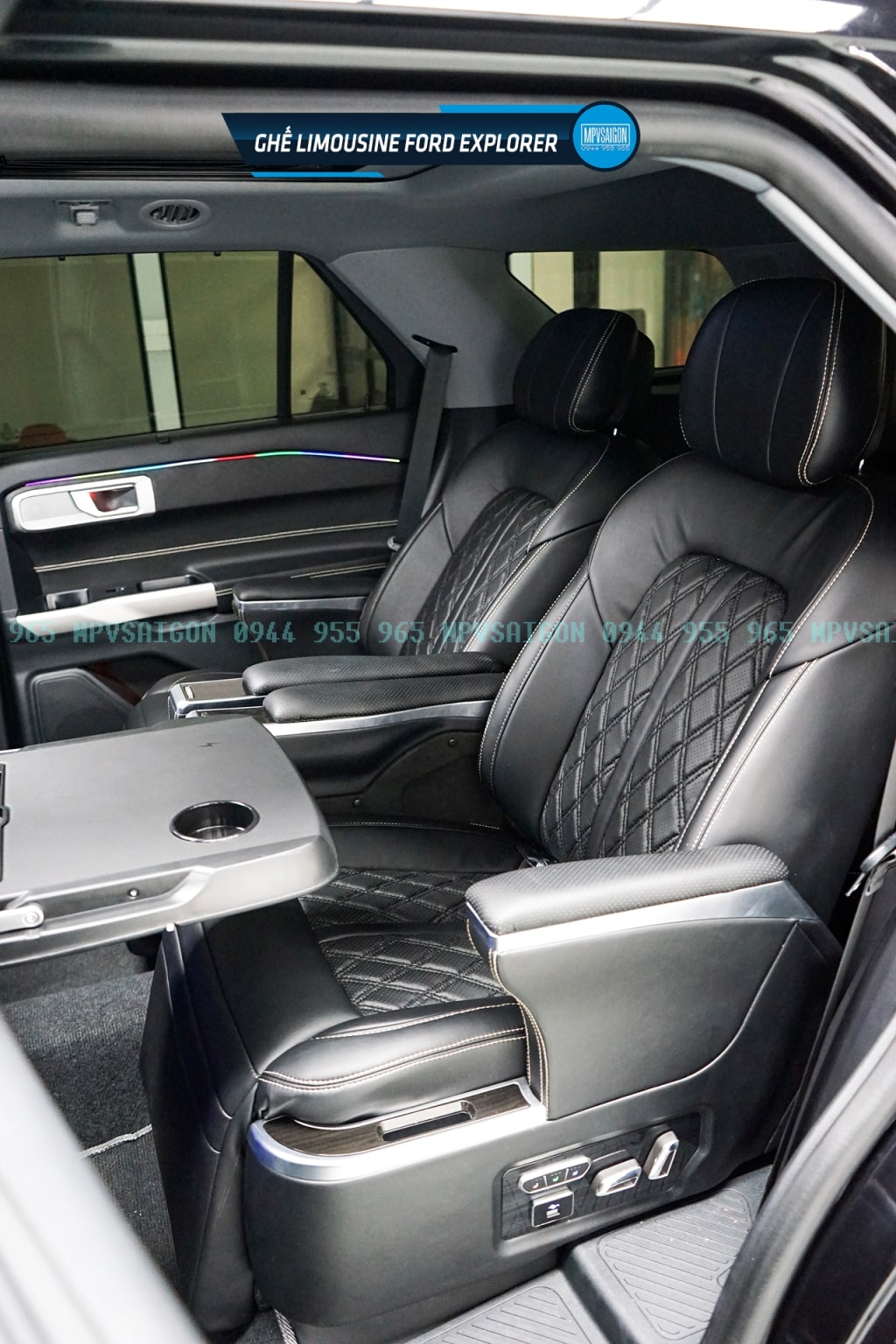 Nâng cấp ghế Limousine thương gia xe SUV 7 chỗ