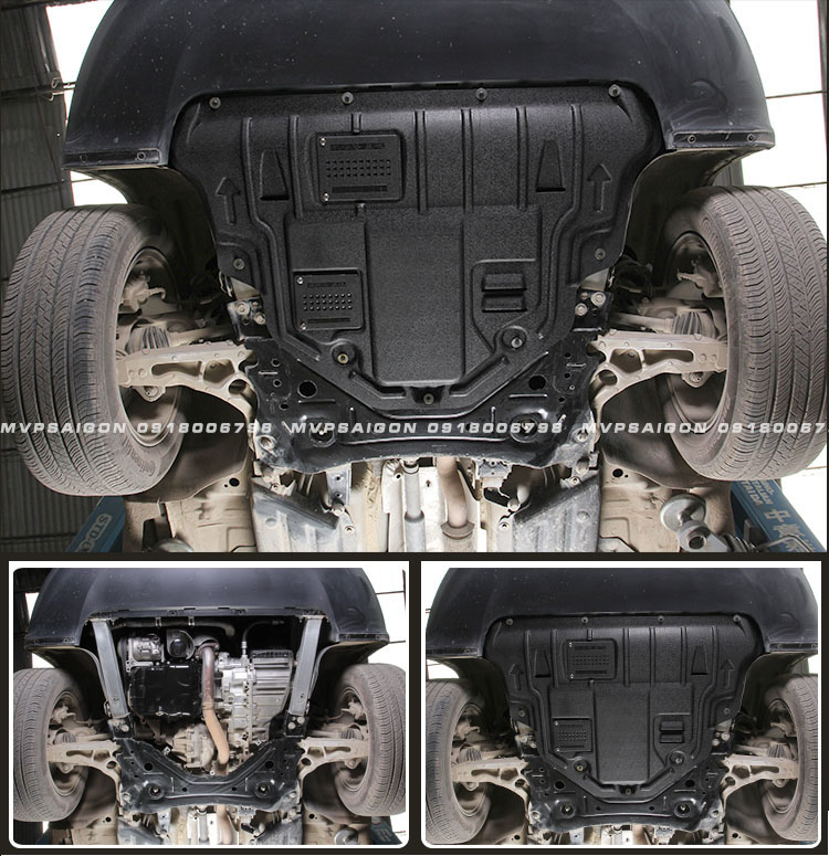 Lắp đặt giáp gầm Mazda 3 - tấm bảo vệ động cơ hộp số