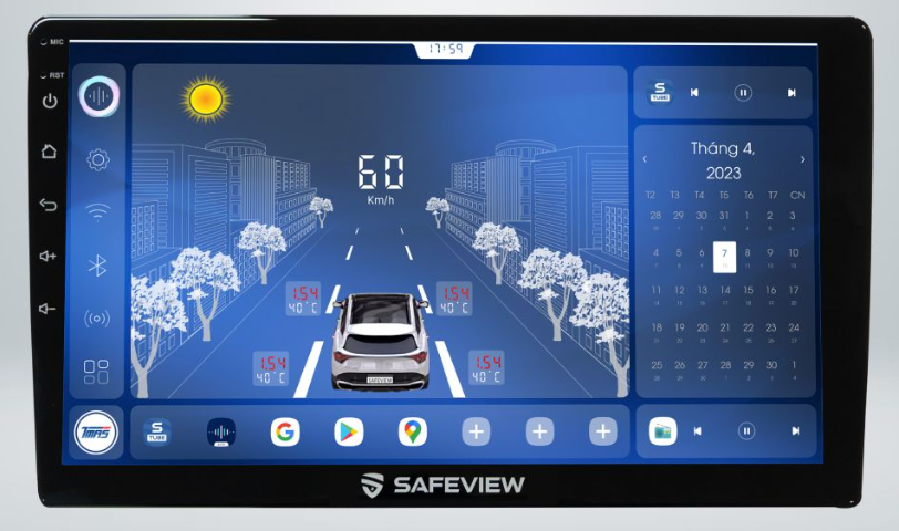  Màn hình Safeview Delux 360 - Nội thất ô tô MPVSAIGON