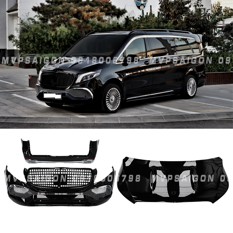 Nâng cấp body kit Mercedes Benz V250 2024 mẫu mới nhất