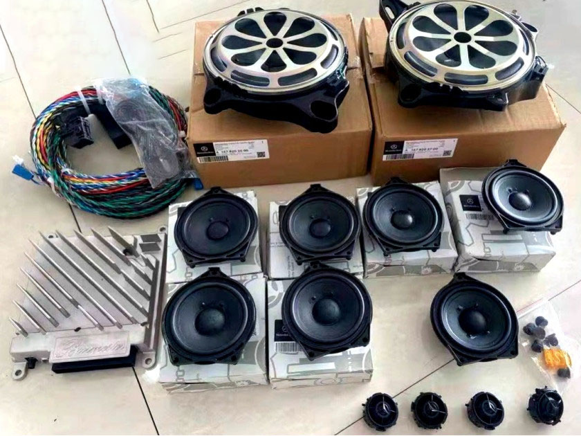 Nâng cấp hệ thống 13 loa Burmester Mercedes-Benz